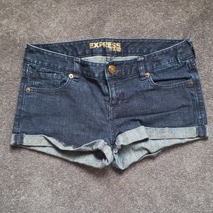 Express womens denim shorts size 2